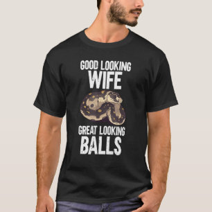 Ball Python Snake Reptile Noodle Reptile Snek T-Shirt