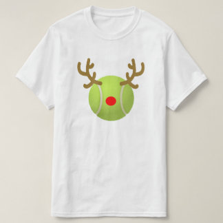 ball reindeer tennis T-Shirt Funny Christmas Gift