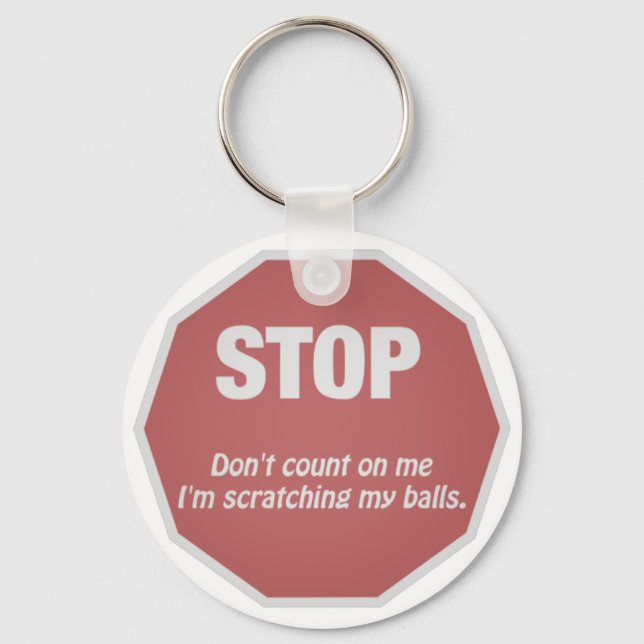 Ball Scratcher Key Ring (Front)