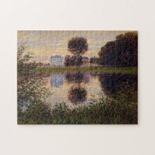 Ball Shaped Tree, Argenteuil Monet Fine Art Jigsaw Puzzle