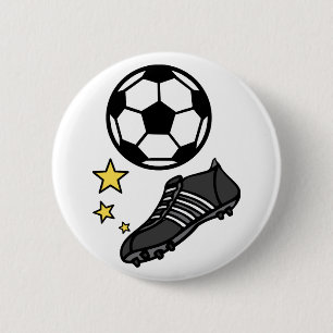 Ball & Shoes 6 Cm Round Badge