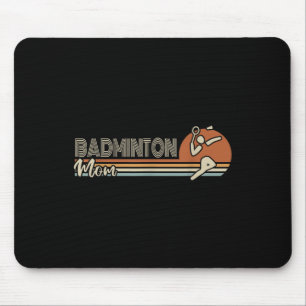 Ball Sport Shuttle Sport Retro Badminton Mum Women Mouse Mat