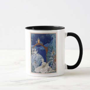 Ball Under the Blue Moon, illustration for 'Fetes Mug