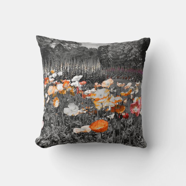Ballarat Botanic Gardens Floral Display Cushion (Front)