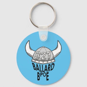 Ballard 827 Viking Helmet Key Ring