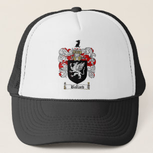 BALLARD FAMILY CREST - BALLARD COAT OF ARMS TRUCKER HAT