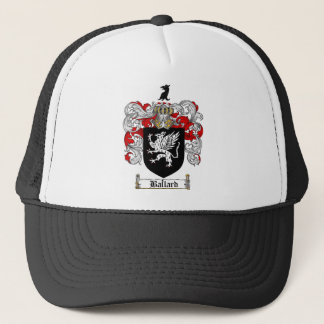 BALLARD FAMILY CREST -  BALLARD COAT OF ARMS TRUCKER HAT
