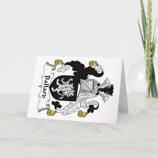 Ballard Family Crest Card (Front)