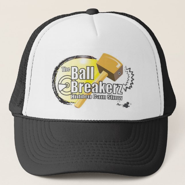 ballbreakers logo edit trucker hat (Front)