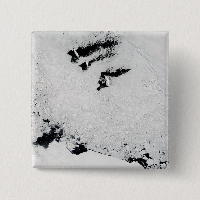 Balleny Islands, near Antarctica 15 Cm Square Badge (Front)