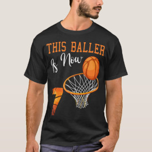 baller 7th birthday basketball player T-Shirt