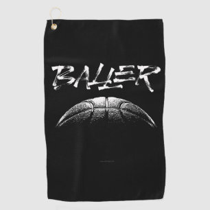 Baller (basketball) golf towel