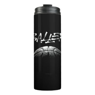 Baller (basketball) thermal tumbler