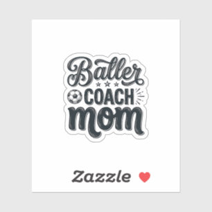 Baller Coach Mum Vintage Soccer Shirt Design_1