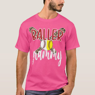Baller Grammy Proud Baseball Softball Grammy Grand T-Shirt