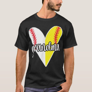 Baller Grandma Proud Softball Baseball Player Gra T-Shirt