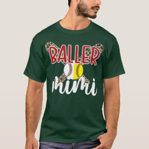 Baller Mimi Proud Baseball Softball Mimi Grandma P T-Shirt