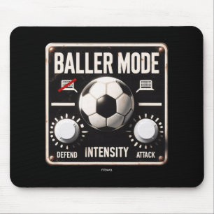 Baller Mode - Black Sign Attack And Defend The Goa Mouse Mat