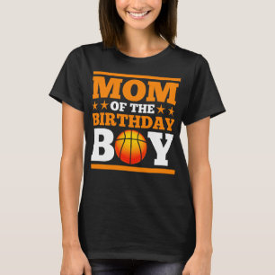 Baller Mummy Basketball Mum Of The Birthday Boy T-Shirt