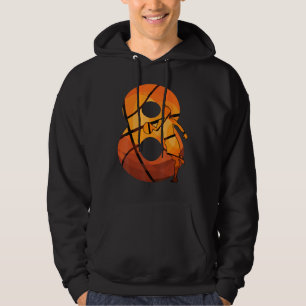 baller number 8 basketball player hoodie