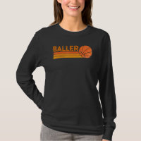 Baller Retro Vintage Sunset Basketball Meme