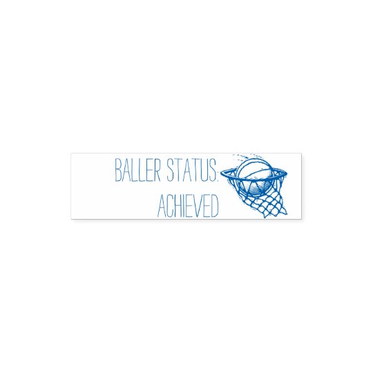 Baller Status Achieved Teacher Stamp