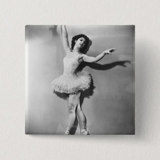 Ballerina 2 15 cm square badge