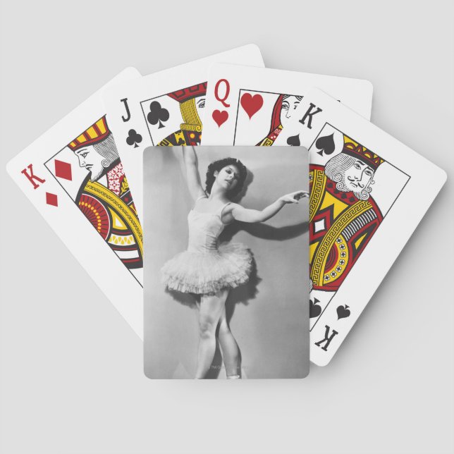 Ballerina 2 playing cards (Back)