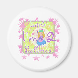 Ballerina 2nd Birthday Magnet