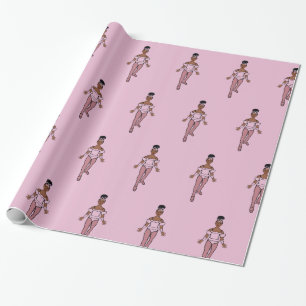 Ballerina 30” x 6 feet Glossy Wrapping Paper #1
