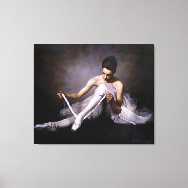 Ballerina 3 canvas print (Front)