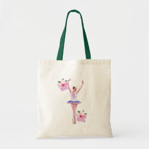 Ballerina and Hibiscus Bag