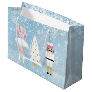 Ballerina and Nutcracker Christmas Gift Bag