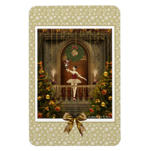 Ballerina and Nutcracker Flexi Magnet