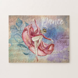 Ballerina and Sheet Music Nature Fantasy Dance Jigsaw Puzzle