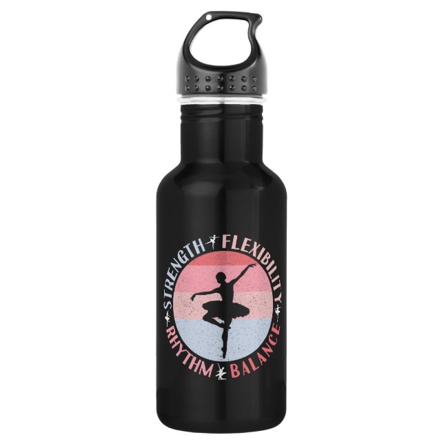 Ballerina Ballet Dancer - Mindset Values 532 Ml Water Bottle (Front)
