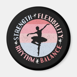 Ballerina Ballet Dancer - Mindset Values Magnet