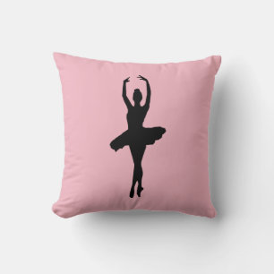 Ballerina Ballet Dancer Throw Pillow