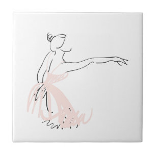 Ballerina ballet dancer tile