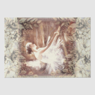 Ballerina Ballet Dancer Tissue Paper