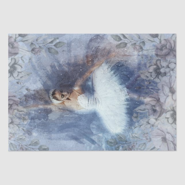 Ballerina Ballet Dancer Tissue Paper (Front)