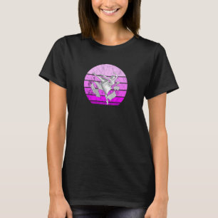 Ballerina Ballet Dancing Retro Sunset Ballet Dance T-Shirt