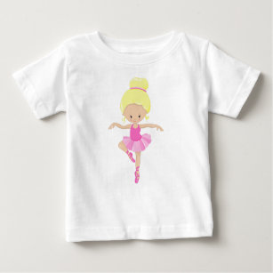 Ballerina, Ballet Girl, Ballet Dance, Blonde Hair Baby T-Shirt