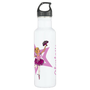 Ballerina ballet girl dancer custom name 710 ml water bottle