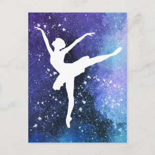 Ballerina/ Balletttänzerin Postcard