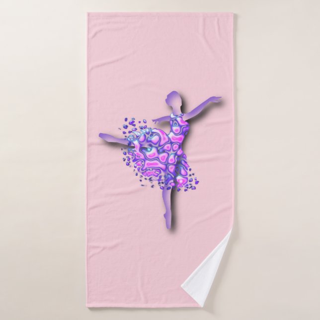 Ballerina Bath Towel Ballett Dancer Girl (Bath Towel)