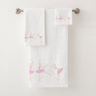 Ballerina Bath Towel Set