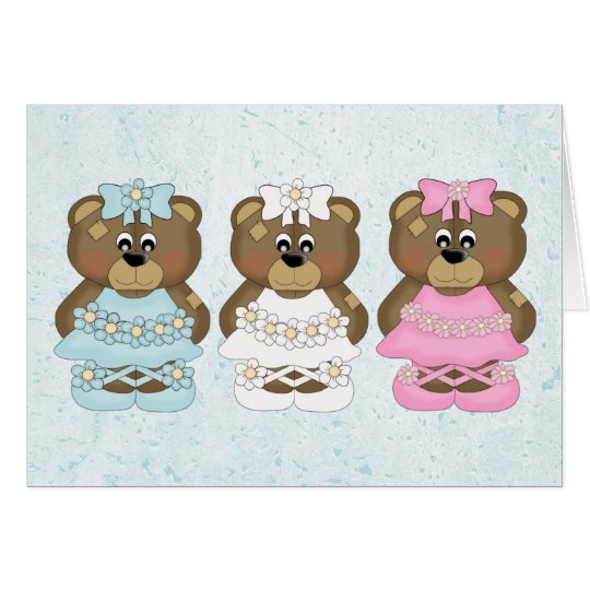 Ballerina Bears Card