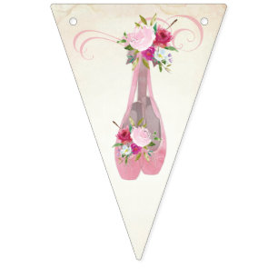 Ballerina Birthday Bunting Flags