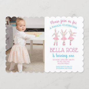 Ballerina Birthday Invitations